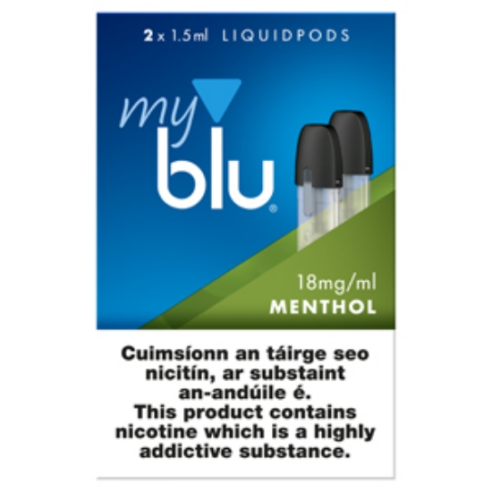 Picture of My Blu 18mg Menthol Liquidpods 2pk x5